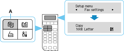 figure: Press the COPY button